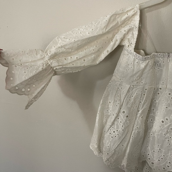 Eyelet Blouse Top - Picture 4 of 6